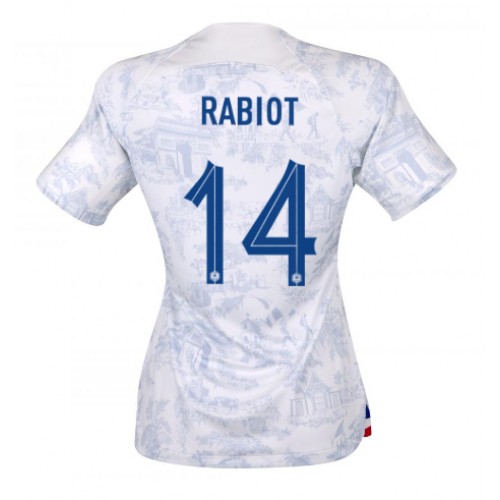 Fotbalové Dres Francie Adrien Rabiot #14 Dámské Venkovní MS 2022 Krátký Rukáv